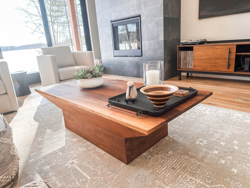 Modern Walnut Coffee Table